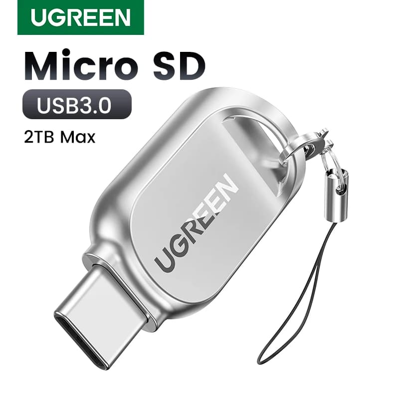 Lettore di schede UGREEN adattatore OTG da USB-C a Micro SD TF Card per Laptop PC Tablet Phone Windows MacOS USB3.0 Memory Cardreader