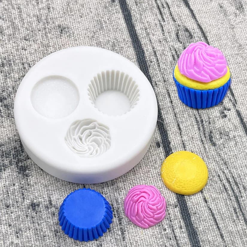 Stampo in Silicone a Forma di Gelato per Decorazioni Dolciarie, Cioccolato, Cupcake, Fondente e Strumenti per Decorazione Torte