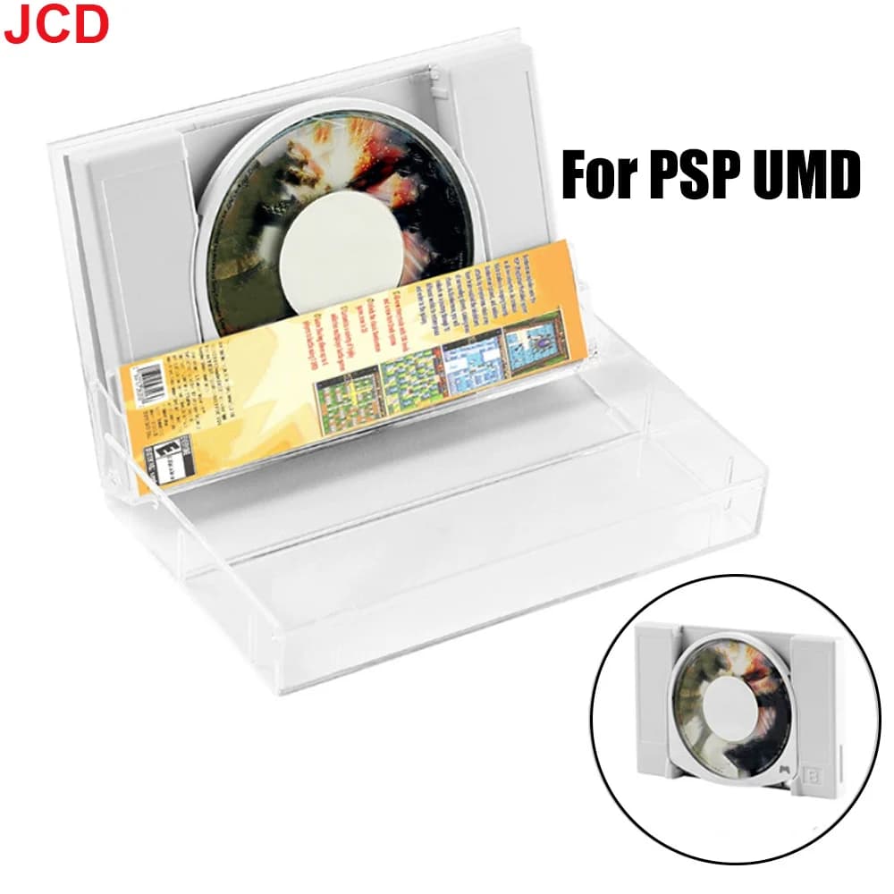 JCD 1pc Per PSP UMD Cassette Scatola di Immagazzinaggio Per PSP UMD Vassoio di Gioco Scatola Protettiva Gioco CD Scatola di Raccolta
