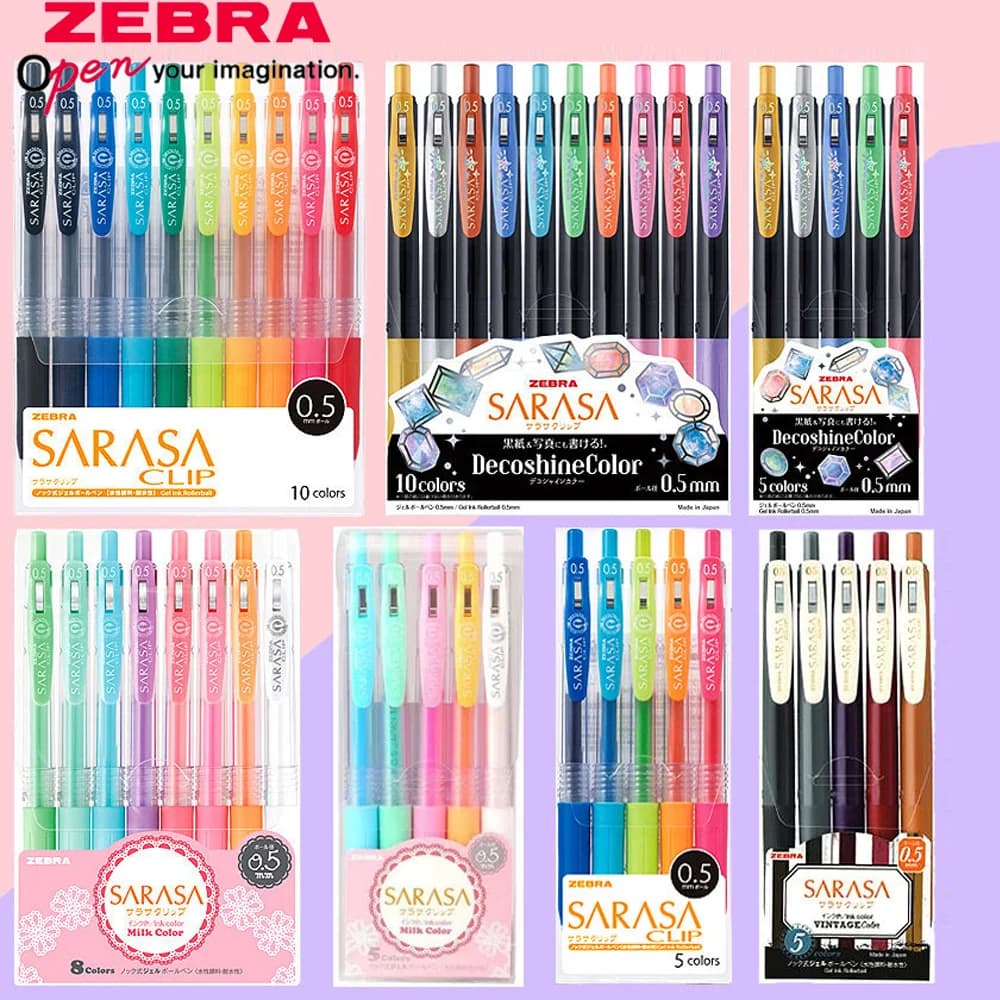 Giappone Zebra Sarasa Penna Gel JJ15 Juice Colore Penna a inchiostro gel Studente Nota che fa conto a mano Materiale scolastico di cancelleria dedicato