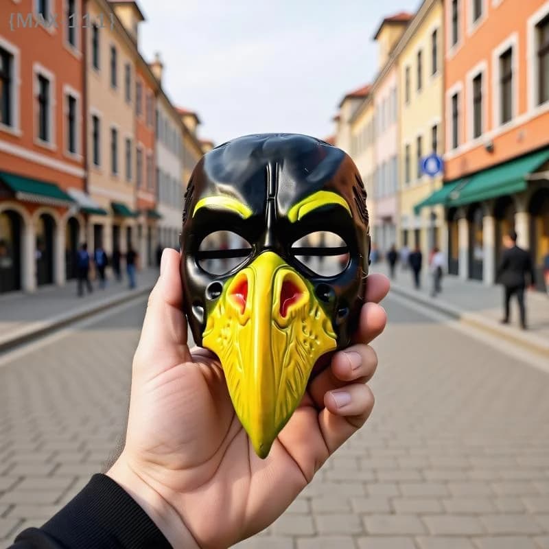 Amusing Halloween Eagle-shaped mask for jokes, accessories cosplay NPC