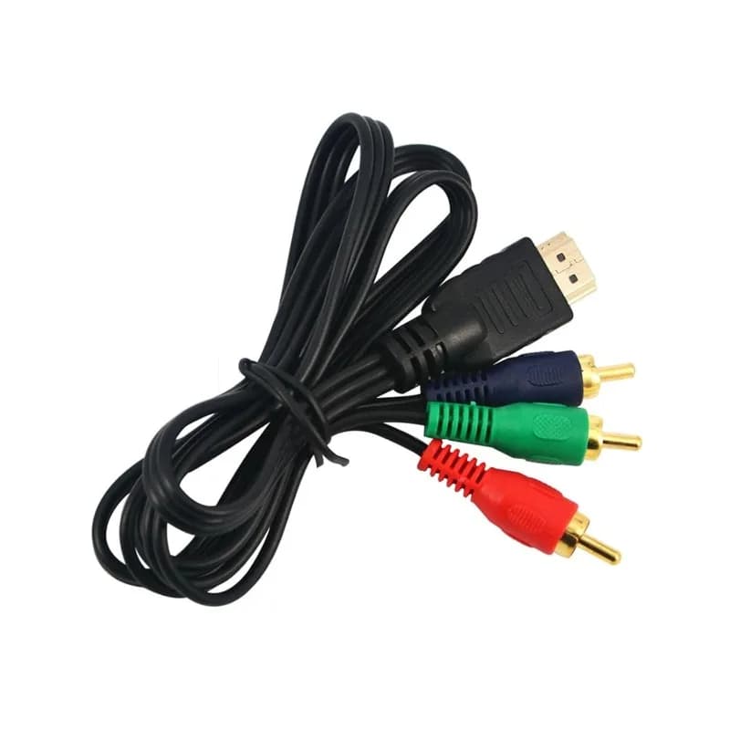 Set of 5 HDMI adapters to AV, HD Video Converter to RCA AV/CVSB L/R, Support 1080P 4K30HZ NTSC PAL
