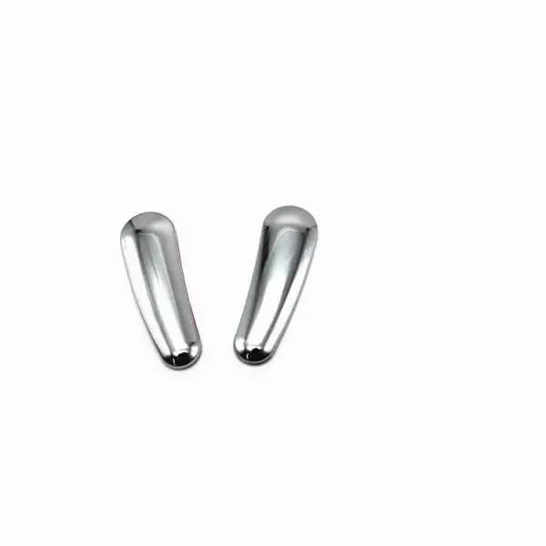 Chrome Inserts Swing Arm Frame Stickers Curved ABS Pair Custom Trim Kit for Harley Softail Models