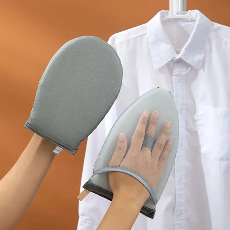 Hand-Held Mini Ironing Pad Sleeve Ironing Board Holder Resistant Glove for Clothes Garment Steamer Portable Protective Mat