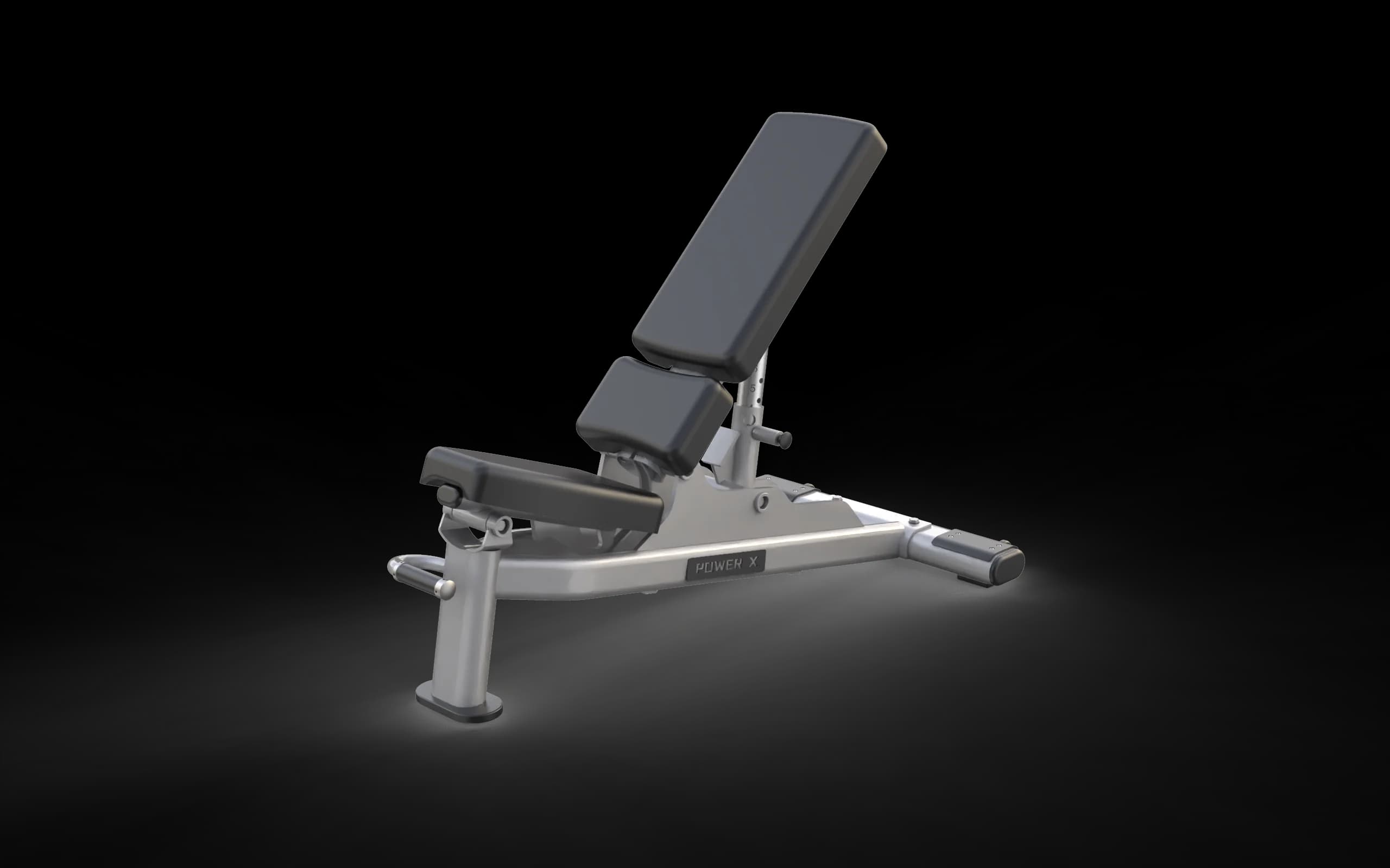 Panca Inclinata in Acciaio Premium per Attrezzature Fitness con Piastre Pesi