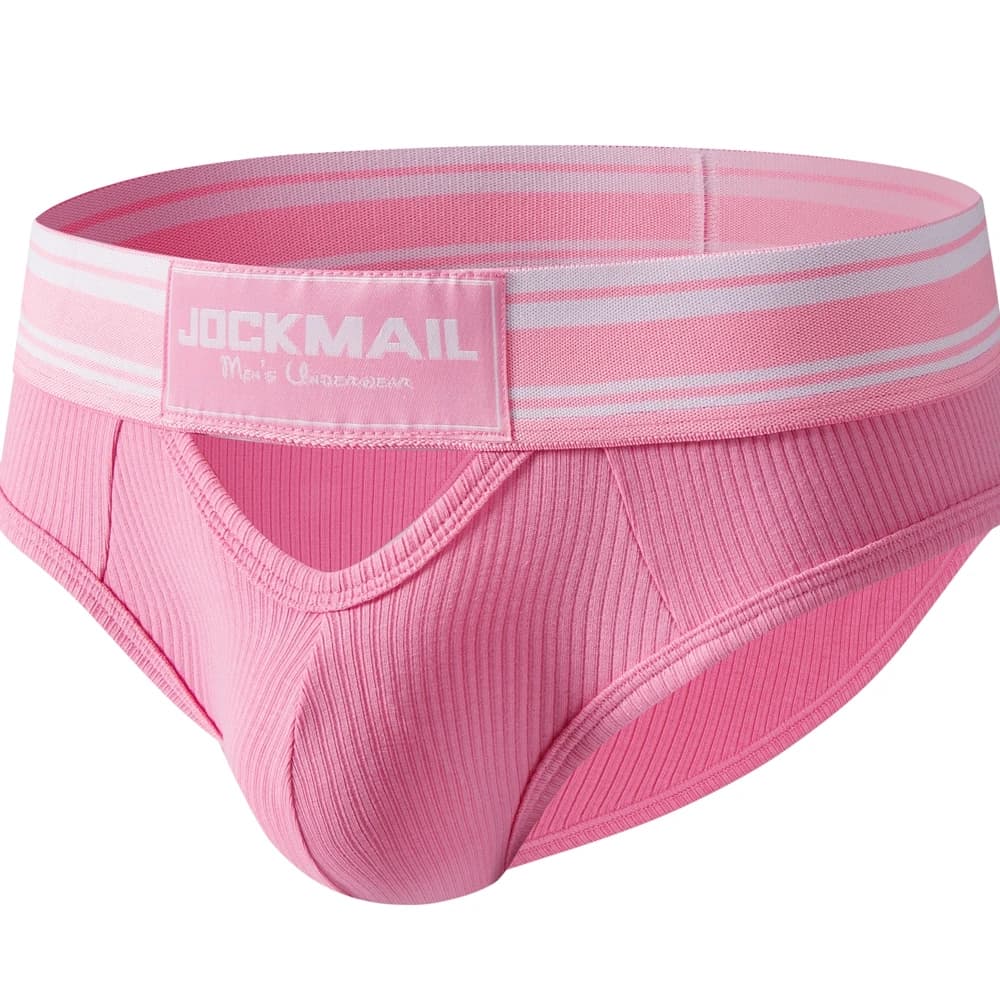 Slip da uomo Slip Biancheria intima da uomo sexy Breve Hollow U Convesso Cotone Uomo Mutande Comode Cuecas Masculinas Sissy Mutandine
