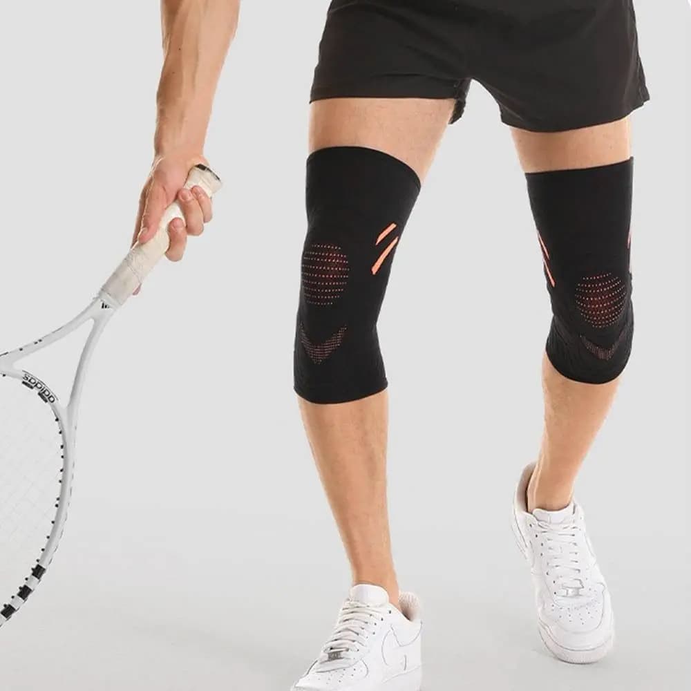 Protezione dell'articolazione del ginocchio Cintura per ginocchiera Equipaggiamento protettivo traspirante Supporto per ginocchio Ginocchiera Ginocchiere in nylon elastico Fitness