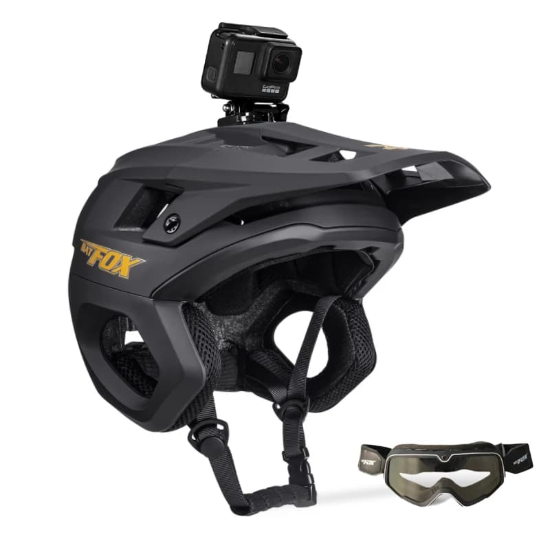 BATFOX 3/4 Bike Helmet Mountain Bike Racing Ear Protection Helmet Mtb Off Road BMX Cycling Bicycle Helmets