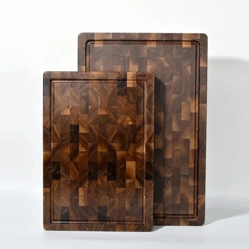 Black Walnut Wood Taglieri Set, Fine Wood Cutting Machine for Kitchen