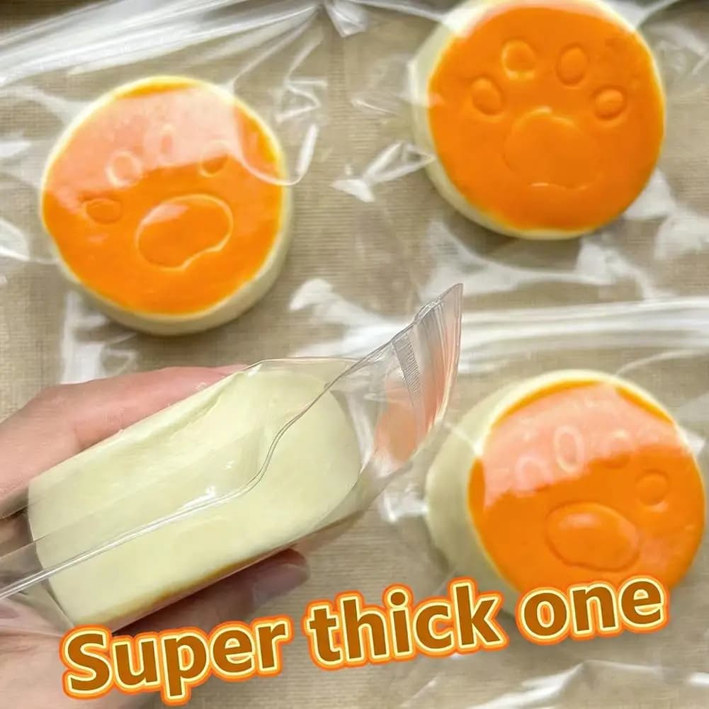 Mini Giocattolo Antistress a Forma di Zampa di Gatto in Silicone, Morbido e Appiccicoso, con Lenta Risalita, Decorazione da Scrivania