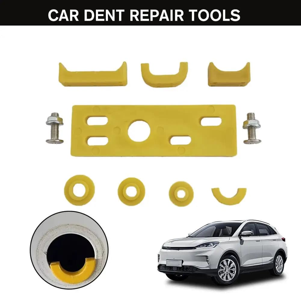 1 Set PDR Hook And Rod Pivot Tool Car Wiring Hole Protector Paint-less Dent Removal Hail Repair Auxiliary Maintenance Parts