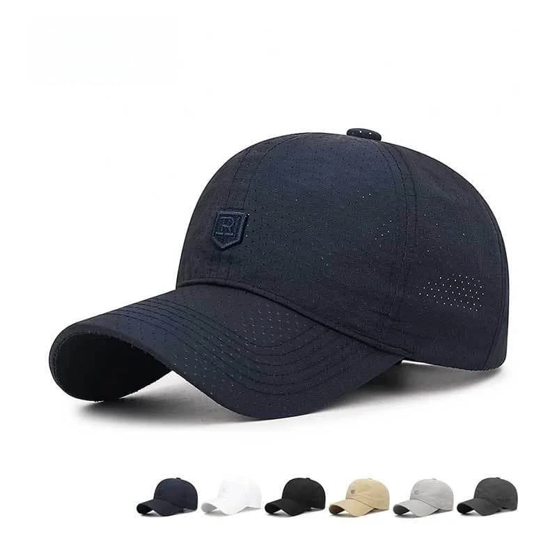 Summer Hat Tesa Larga Breathable Drying Quick with UV Protection, Women's Hat for Outer with R letter Cucie and Forata, Foldable, Casual