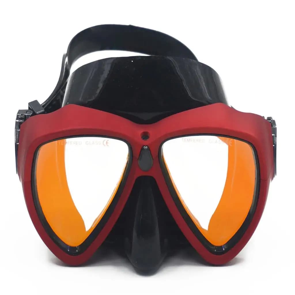 Anti Fog Silicone Diving Goggles Tempered Glass Strap for Scuba Underwater Mask Snorkeling Accessories