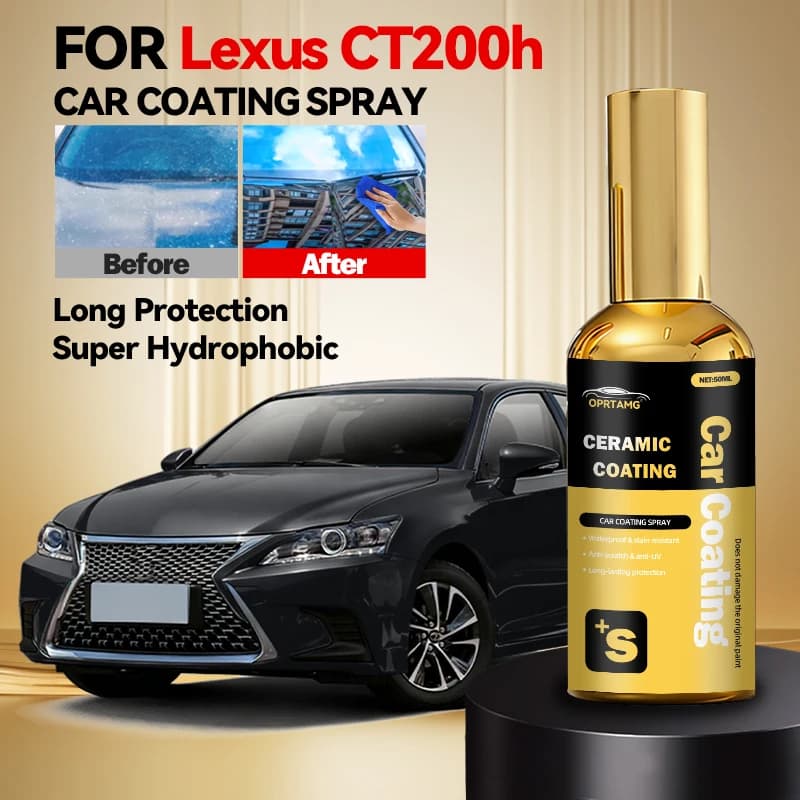 Spray per rivestimento ceramico per esterni auto, ripristinatore di graffi, lucidatura, pellicola di cera, protezione idrofobica per la vernice G4 per Lexus CT200h