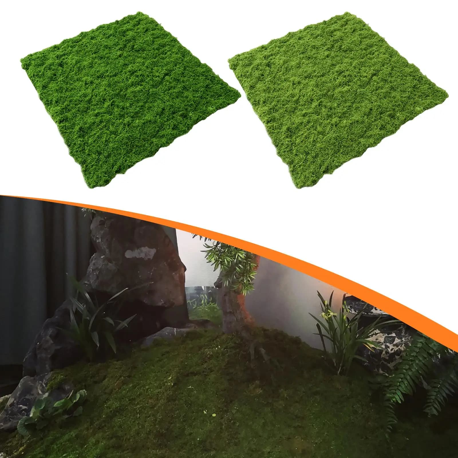 Artificial Musk, Faux Green Plants for Outdoor Decoration, Diorama Models, Craftsmanship, Party, Weddings, Sand Table Models