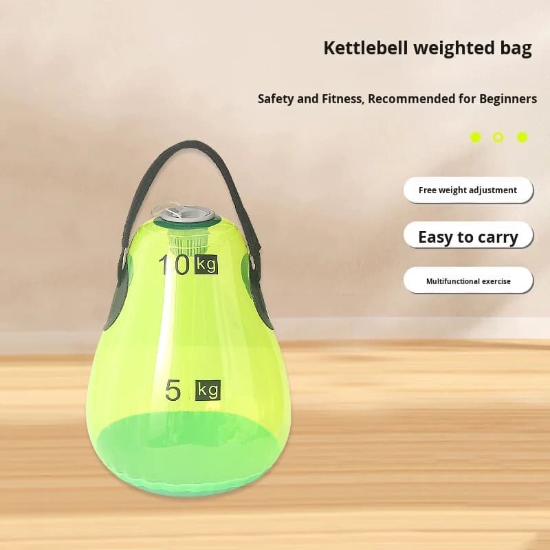 Kettlebell water, arm-shaped dumbbell, fitness training equipment and weights