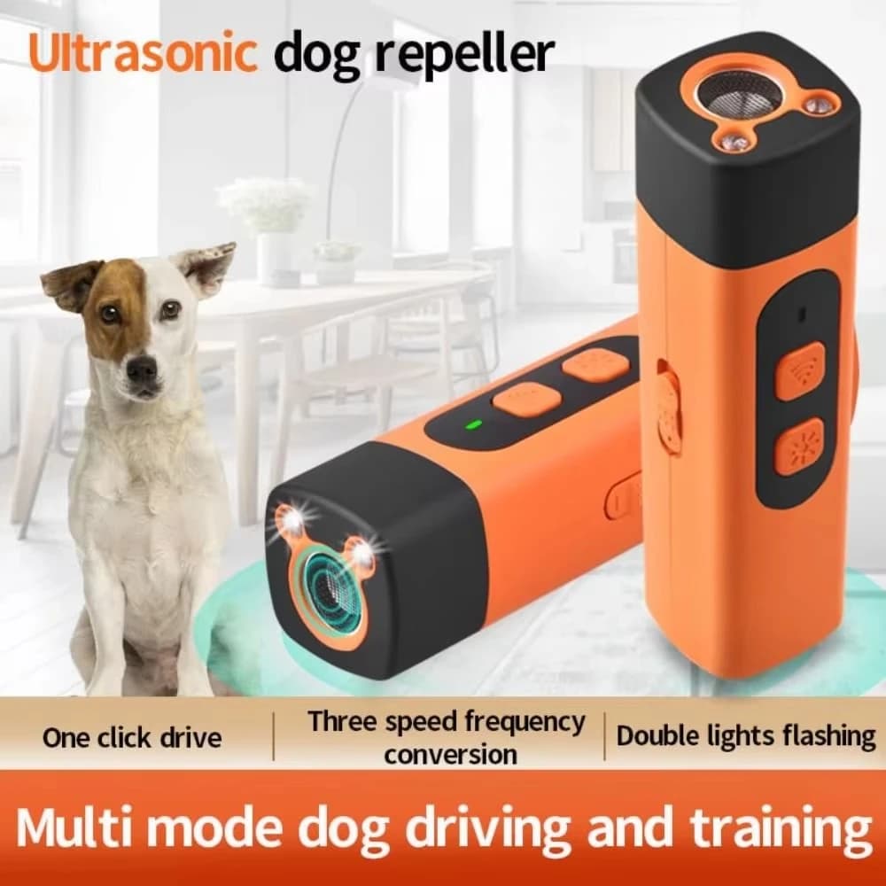 Dispositivo Professionale a Ultrasuoni Antiabbaio a Lungo Raggio per Cani, Alternativa ai Collari Elettrici Indolenzenti
