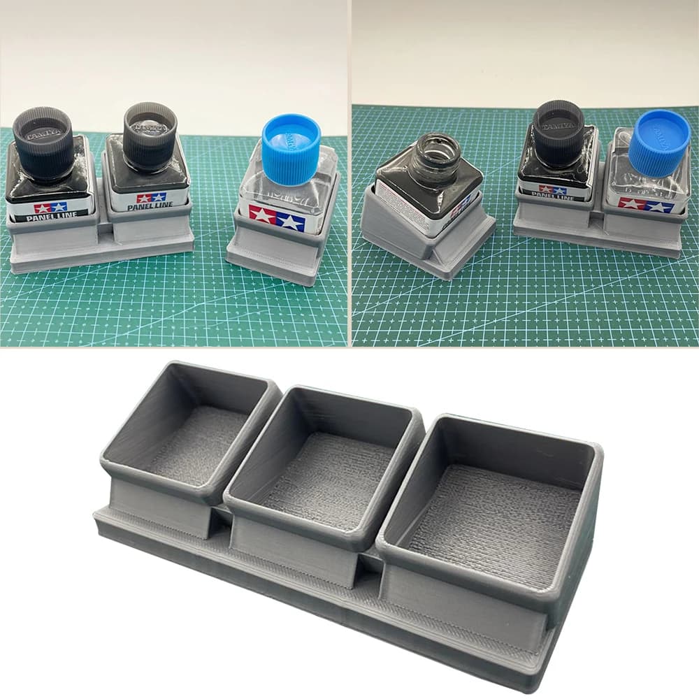 Bottiglia di plastica per colla in cemento Supporto da 40 ml Kit modello extra sottile Organizzatore Linea di pannelli Supporto per bottiglia Supporto per vernice e colla