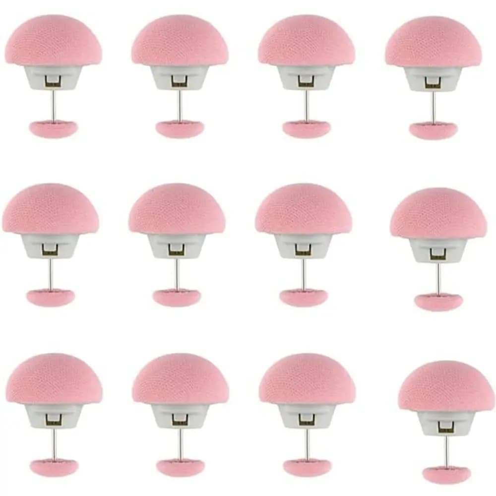 12 pezzi clip per copripiumino a fungo materiale morbido antiscivolo in tessuto fibbie per coperte pinze riutilizzabili per fissaggio lenzuolo sicuro