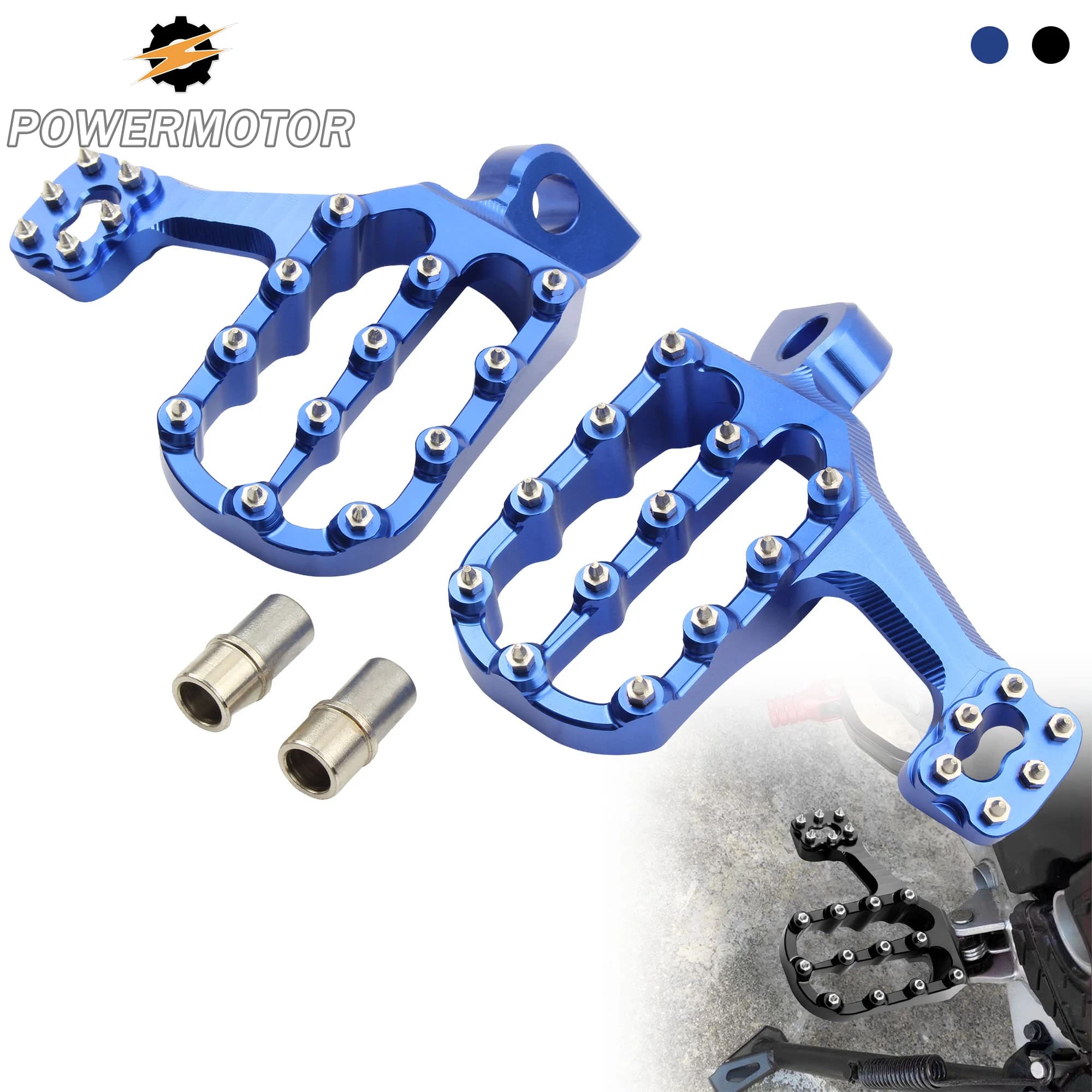 Poggiapiedi per Moto in Alluminio CNC per Suzuki, Yamaha, Honda, KTM, KAYO, Enduro, Dirt Bike, Supermoto, Parti Modificate