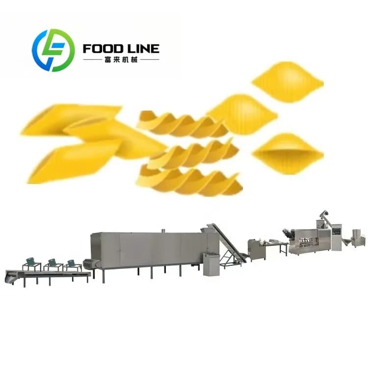 Estrusore industriale automatico di macaroni / linea di produzione di macaroni Macchina per la produzione di pasta industriale