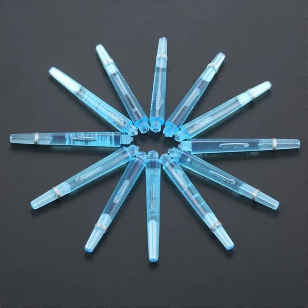 Accessori di Ricambio per Freccette: Filettatura con O-Ring in Acciaio Inossidabile, Filettatura da 4,5 mm, Aste Trasparenti per Freccette