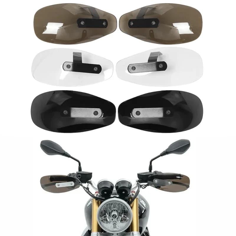 For Harley Honda Yamaha Suzuki Chopper, Motorcycle Hand Guard Wind Deflector Shield, Cold Wind & Anti‑Fall Hand Protector