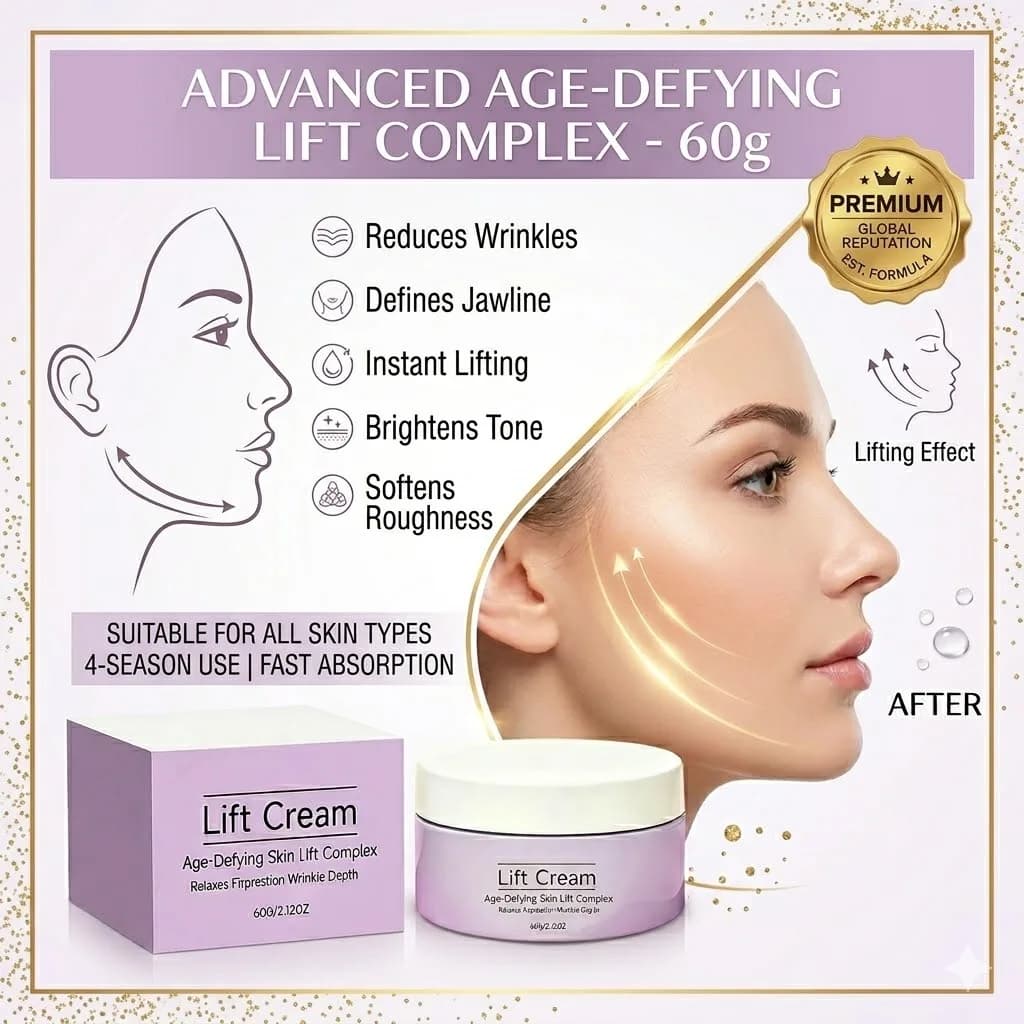 72H Hydrating Neck Firming Cream (60g) | Instant Lift & Radiance Booster for Sagging Skin & Roughness | Non-Greasy & Skin Care