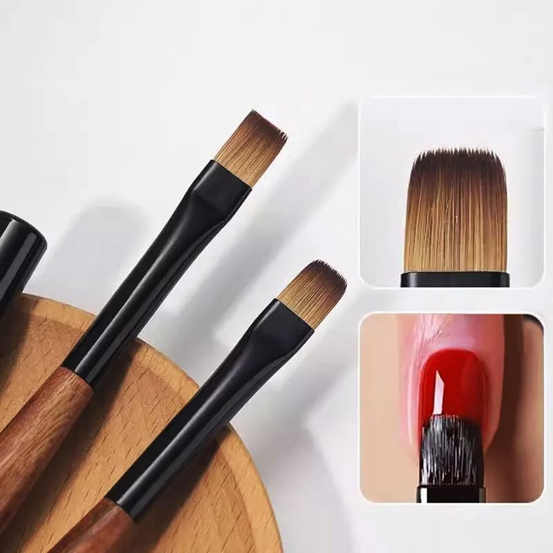 Pennello per Nail Art, Pennello per Gel UV, Penna per Colla per Unghie, Penna per Fototerapia, Penna Specifica per Disegno Linee e Pittura a Colori, Strumenti Fai da Te per Manicure
