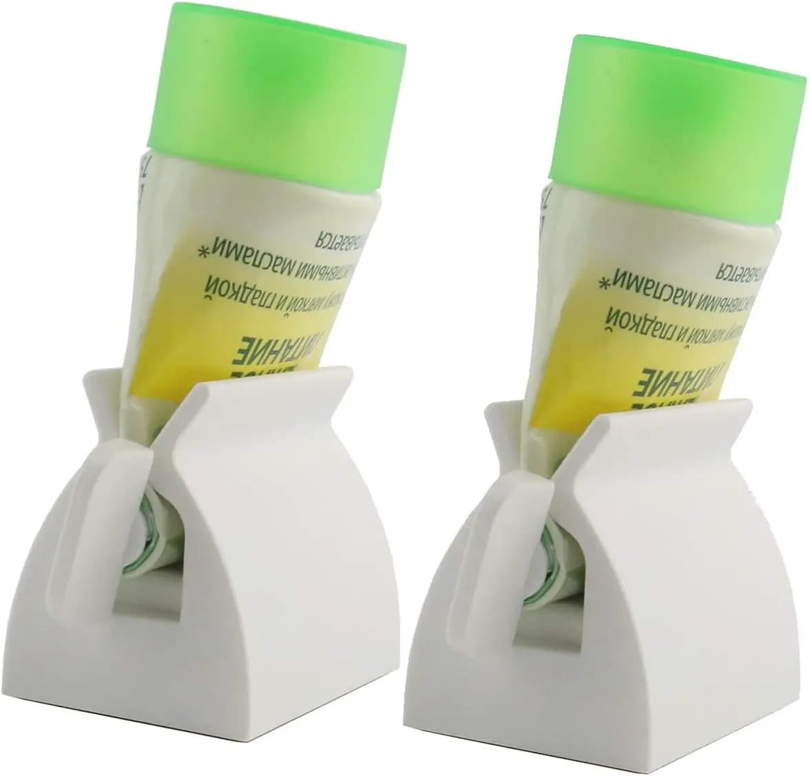 Spremitubo per Dentifricio da Bagno, Confezione da 2 Spremitubi con Manico per Crema e Schiuma Detergente