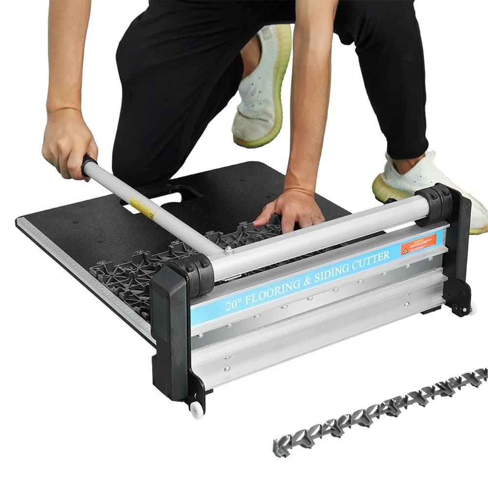 20" Pro Wide Cut Floor Cutter – for Grille & Vinyl Flooring, Heavy Duty Laminate Tile Cutting Machine