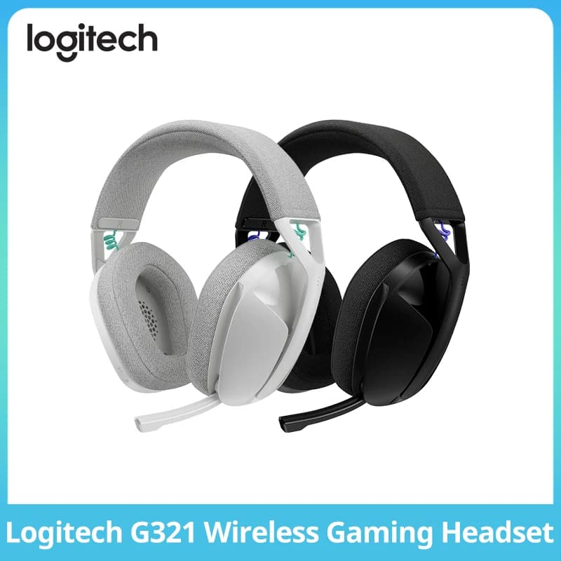 Cuffie da Gaming Wireless Bluetooth Logitech G321 per PC, PS5 e Switch | Driver Audio da 40mm | Latenza bassa LIGHTSPEED