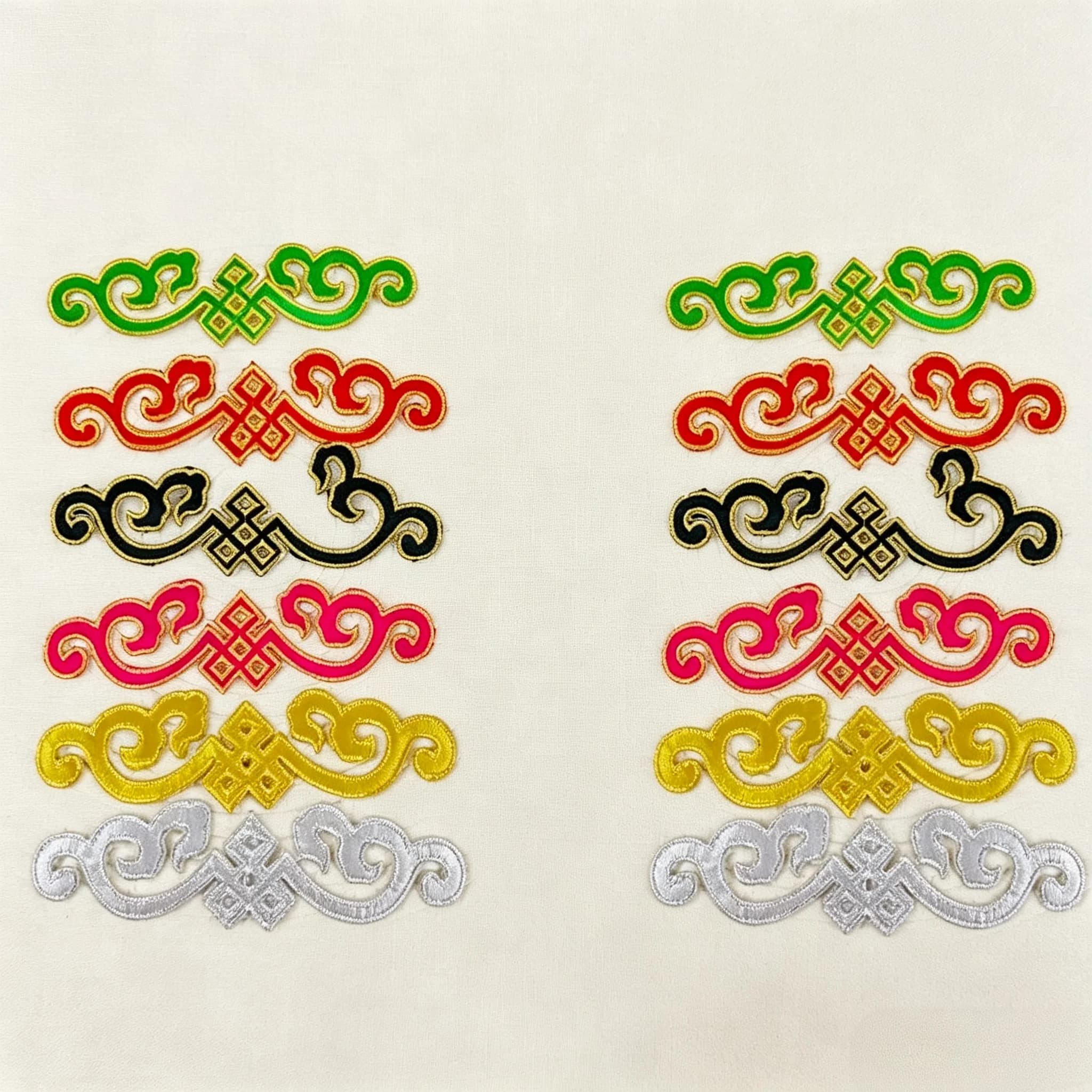 10-piece embroidered fabric accessories for DIY, suitable for ironing onto jackets, jeans, sewing bags, pants, shoes, etc., idea