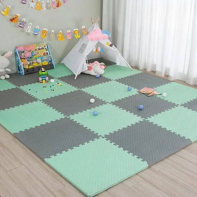 30*30cm sport Gym Mat Protection EVA Leaf Grain tappetini Yoga Fitness antiscivolo Splicing tappeti addensare Shock Room Workout Gifts