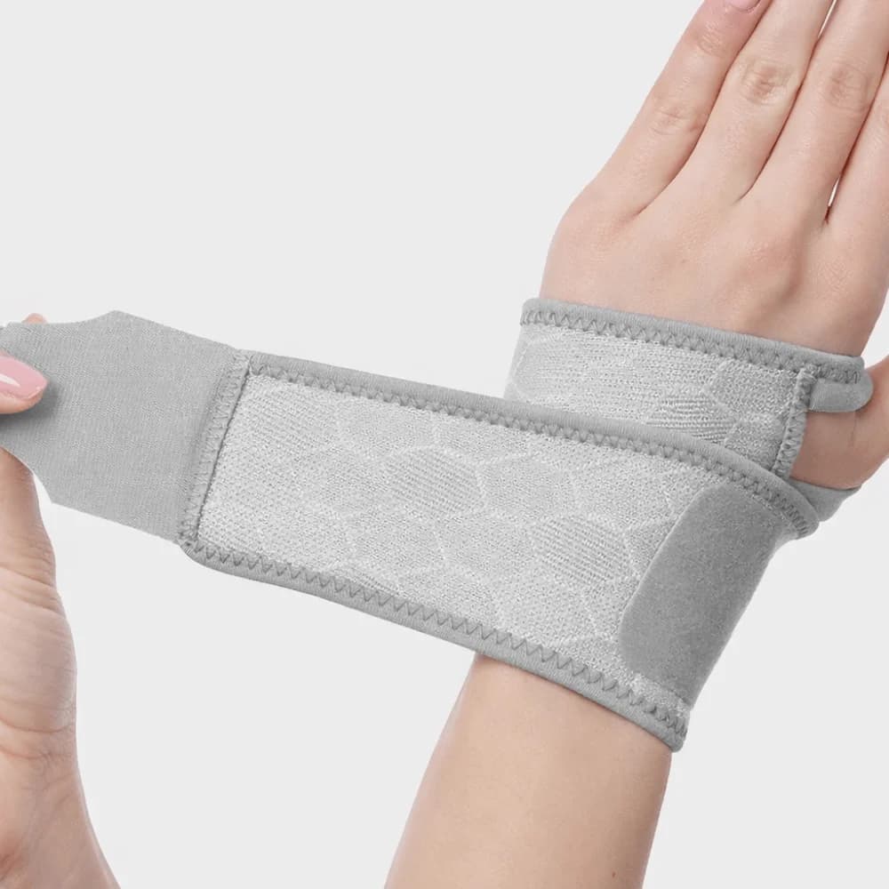 Supporto per Polso Multicolore, Comodo e Traspirante, Protezione Leggera in Maglia Sottile con Compressione Incrociata