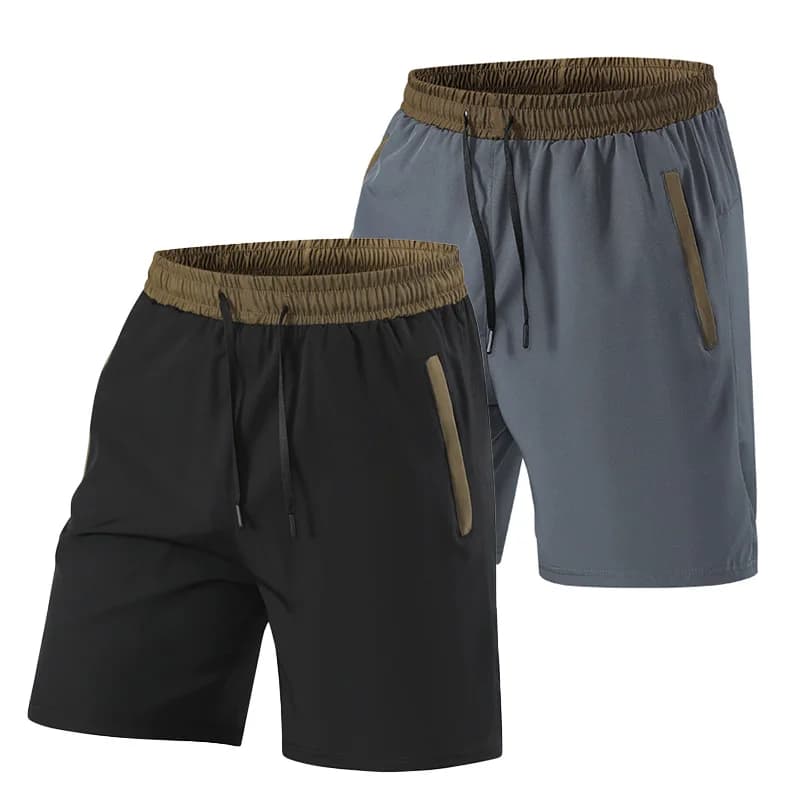 Men's Shorts Summer pants Gym Training Running Cycling Quick Drying Breathable with Drawstring Waist Sports Shorts Going Out Outfit