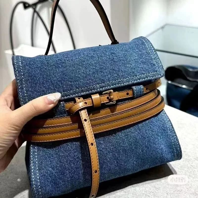Nuova borsa piccola da cowboy femminile Europa e Stati Uniti Baguette per ascelle a tracolla singola moda vento