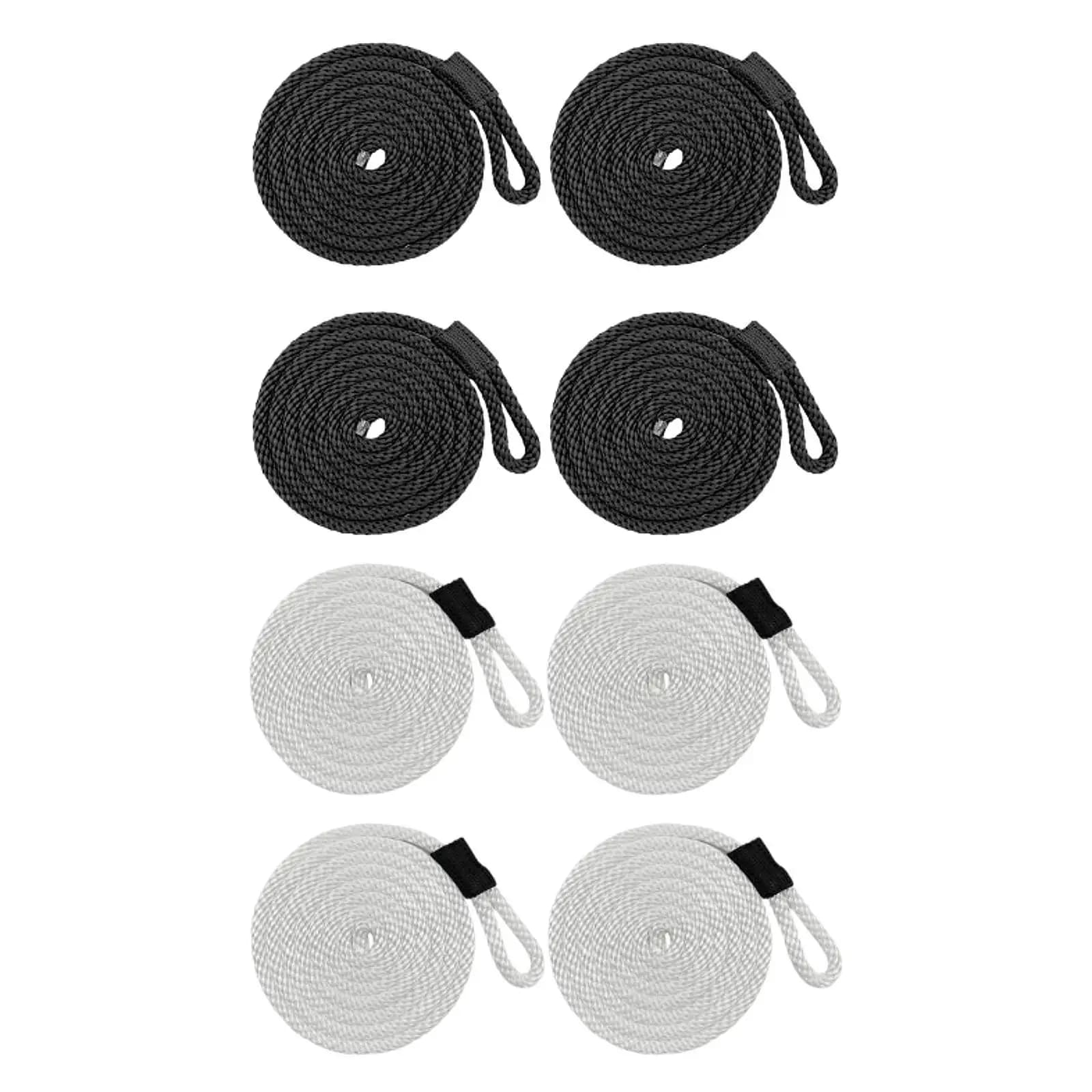 4x Boat Dock Line Power Boat Marine Boats Rope Docklines Mooring Rope Boat Fenders Rope