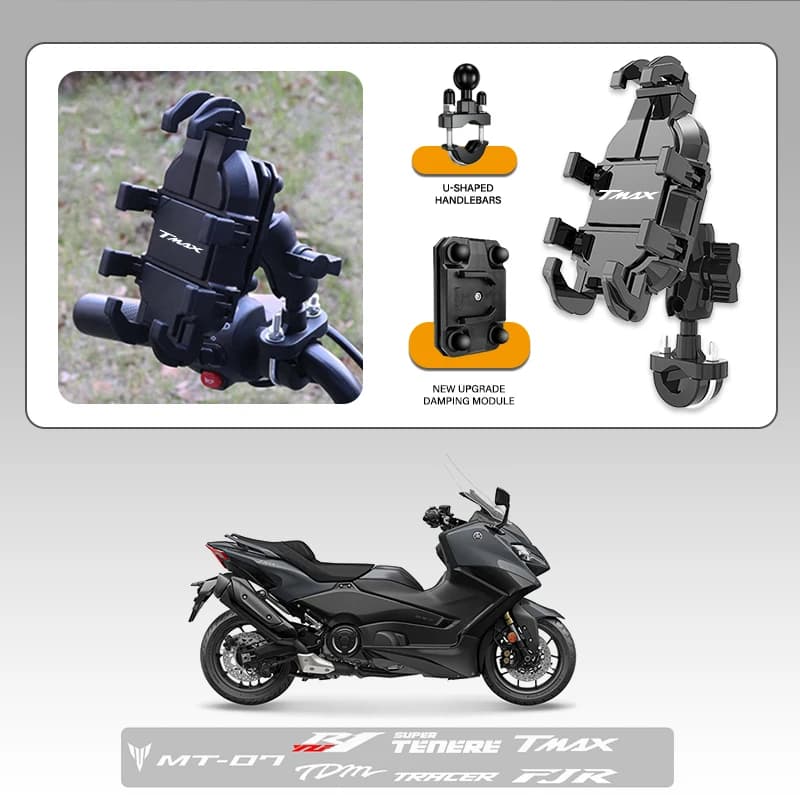 Anti-slip Antiurto Staffa di Supporto Mobile Gps Supporto Del Telefono Del Motociclo Per Yamaha TMAX 530 Tmax 500 T-MAX 560 TMAX530 tmax560