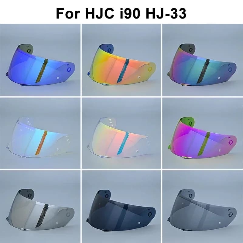 Visiera per HJC HJ-33 I90 Casco moto Lente Scudi di ricambio Anti-UV Casco Moto Accessori visiera colorata