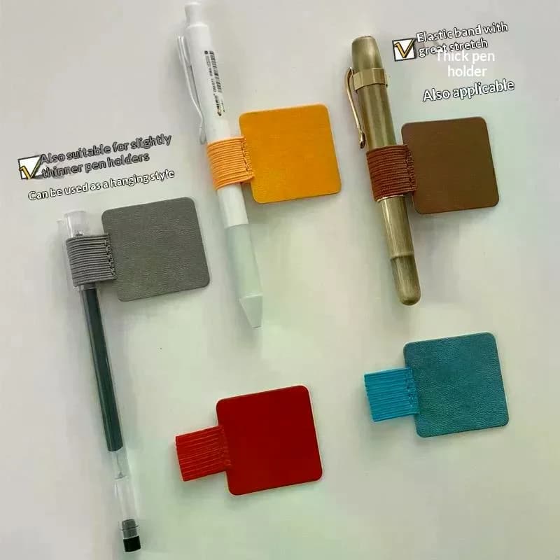 Clip per penna autoadesivo da 5/10 pezzi, supporto elastico per penna, per notebook, diari, agenda, accessori, forniture scolastiche per ufficio
