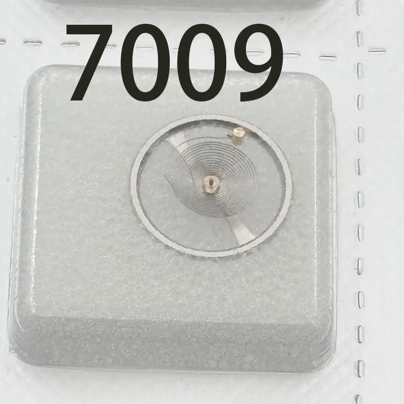 Watch accessories suitable for Sko 7009A balance spring full-pendulum clock parts, including balance wheel and spring