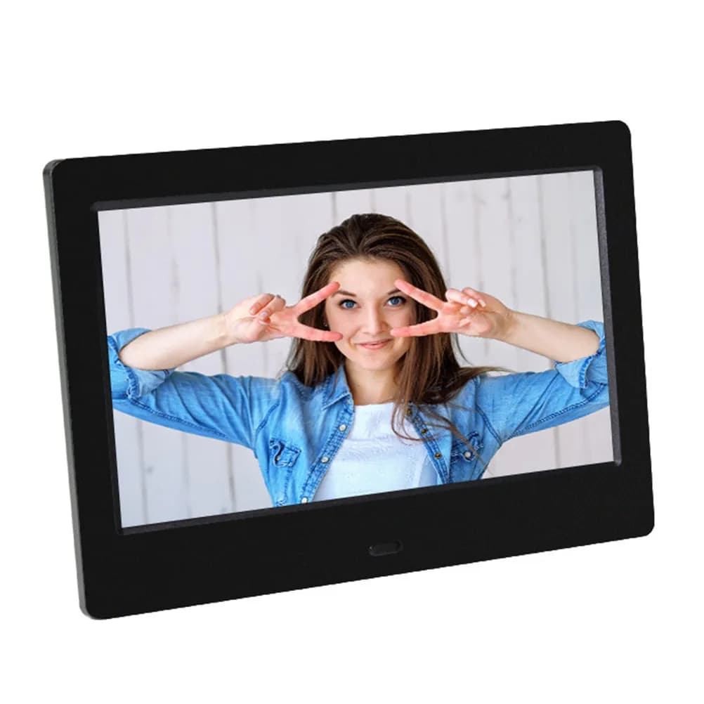 7 Inch LED Digital Photo Frame Human Body Sensor Auto Start Slideshow Videos Music USB to 32GB