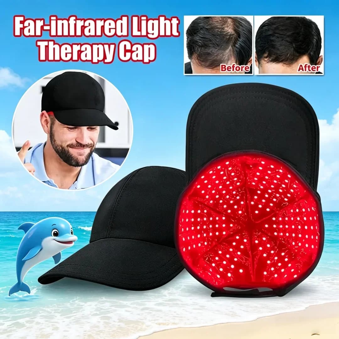 Dispositivo Raffinato per Terapia a Luce Rossa, Casco con 180 LED a Infrarossi per Trattamento Completo, Cappello per Crescita dei Capelli e Prevenzione