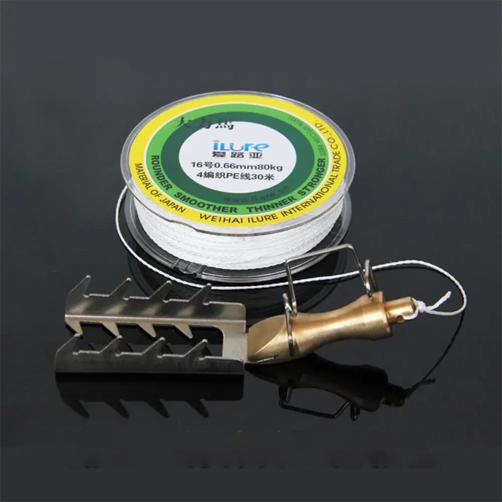 Attrezzatura per esche dure di salvataggio in acciaio inossidabile esche per pesci bloccate Seeker Lure Retriever Bait Saver accessori per la pesca roba con la linea