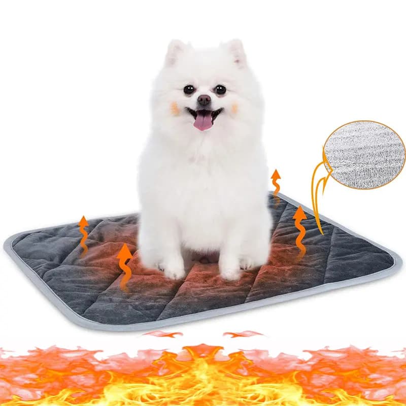 Tappetino per cani autoriscaldante in inverno, senza riscaldamento elettrico per gatti, tappetini caldi, lavabili, morbidi, per dormire e giocare, coperte, tappetino per macchina