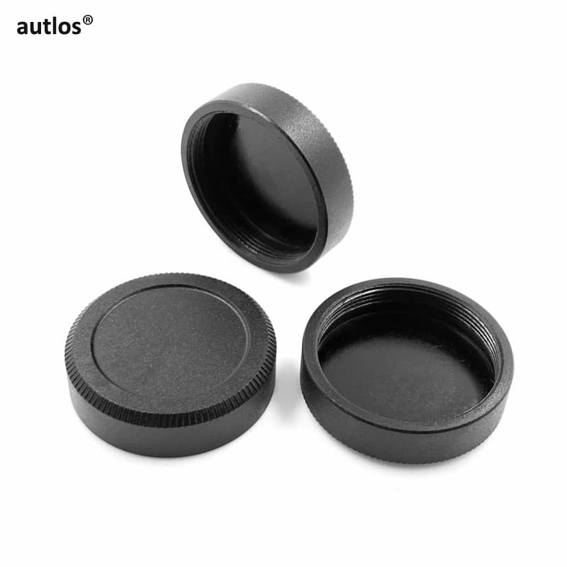 2 Pz/lotto C mount Obiettivo Tappo Protettivo 25.4mm Obiettivo Della Fotocamera Copertura A Prova di Polvere per Adattatori Per Lenti Microscopio C-Mount fotocamera