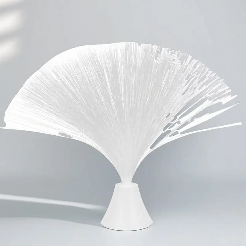 Color Changing Fiber Optic Lamp USB Powered Light for Desk Bedside Calming Mood Light Sensory Ambient Decor