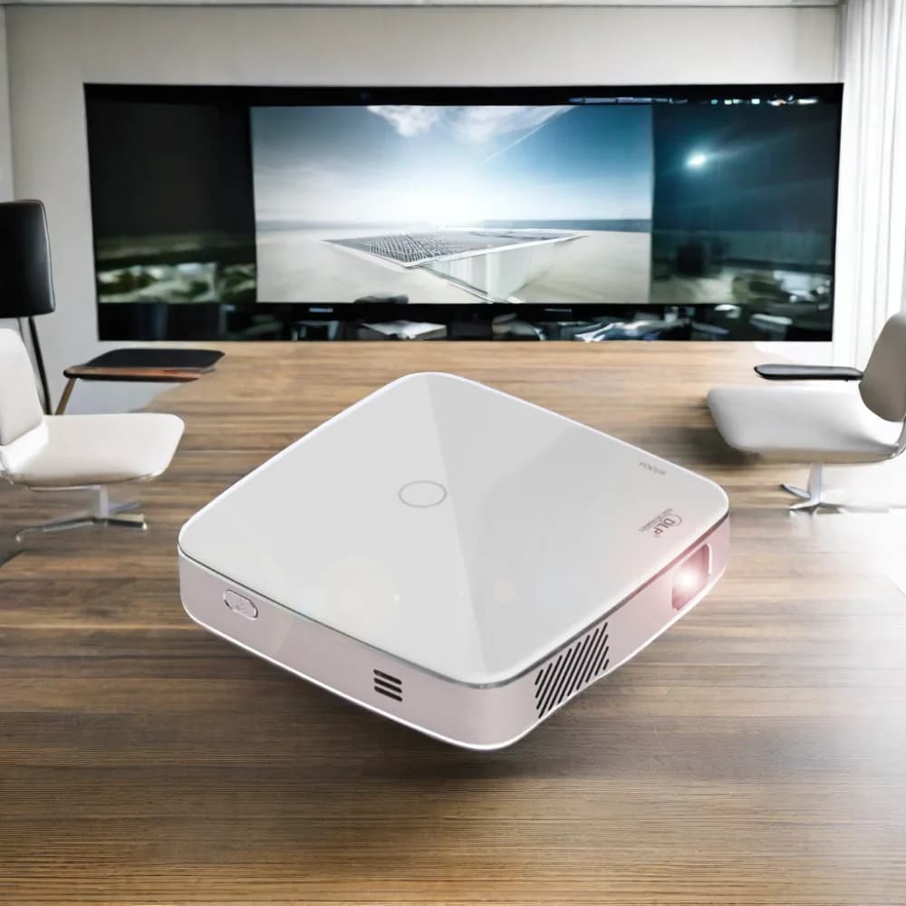 S-60 DLP Mini proiettore portatile ricaricabile Sistema intelligente Android Home Theater LED 1080P Videoproiettore 3D tascabile HD
