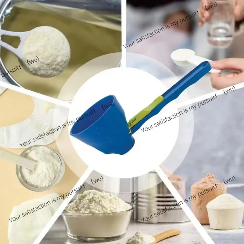 Funnel Dosor Without Disorder Creative Sliding Cucchiaio for Protein Powder Loss-proof Cucchiaio